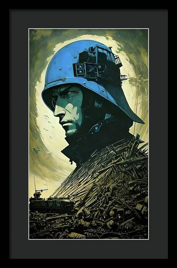 Battle - Framed Print
