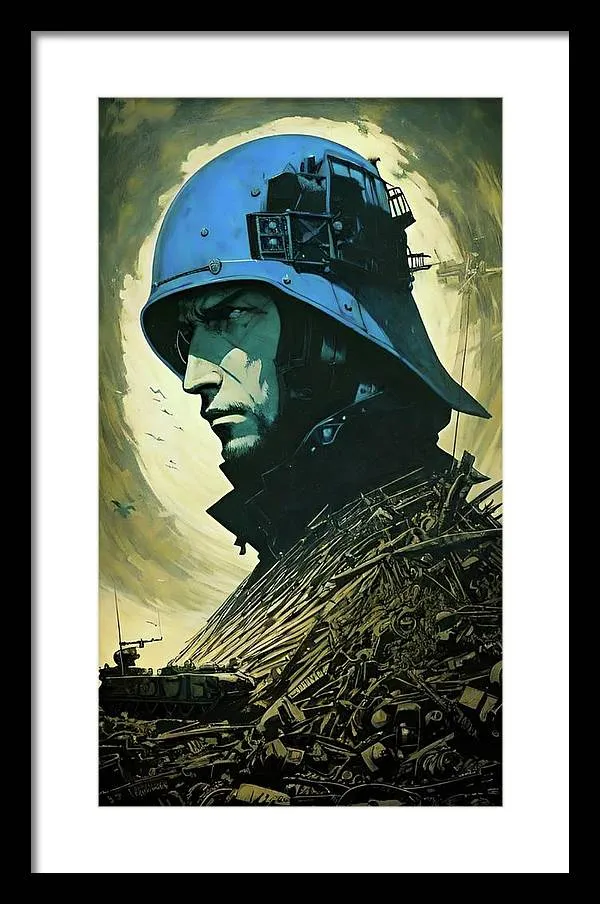Battle - Framed Print