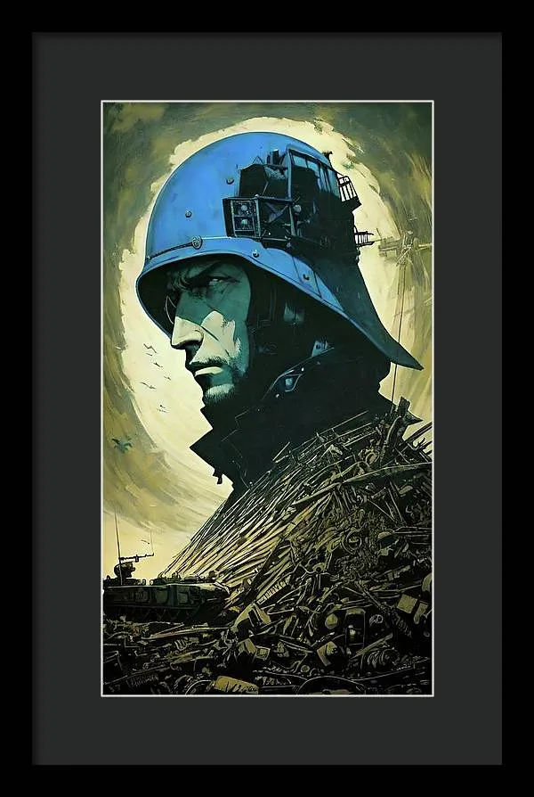 Battle - Framed Print