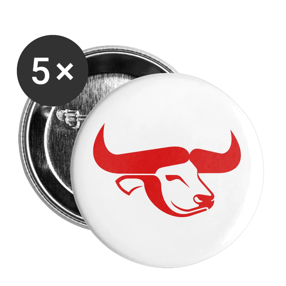 BULL Buttons small 1'' (5-pack)