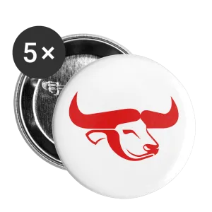 BULL Buttons small 1'' (5-pack)