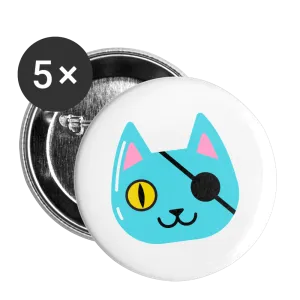 CAPTAIN KUTTO Buttons small 1'' (5-pack)