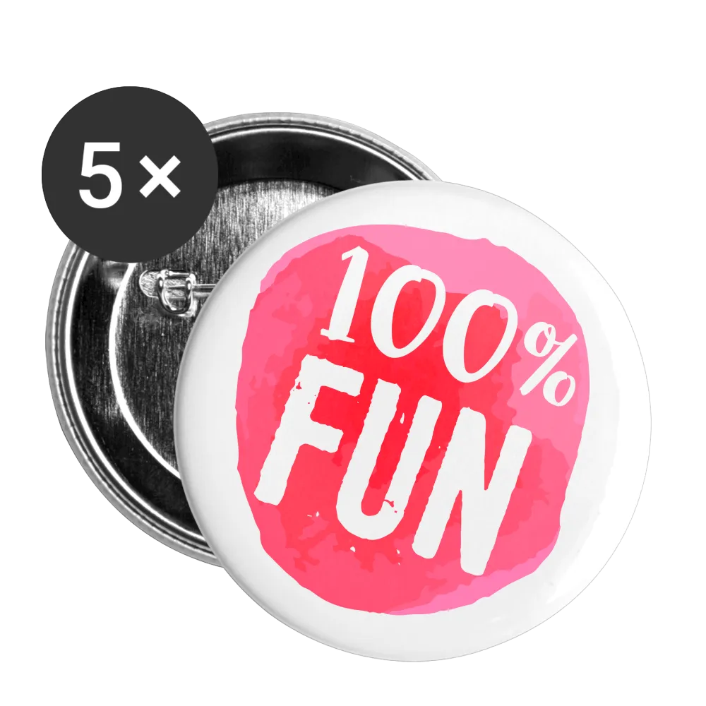 FFFFUN Buttons small 1'' (5-pack)