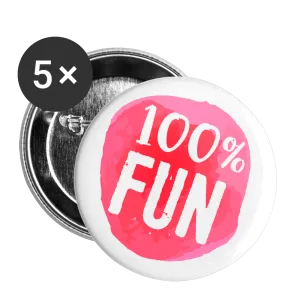 FFFFUN Buttons small 1'' (5-pack)