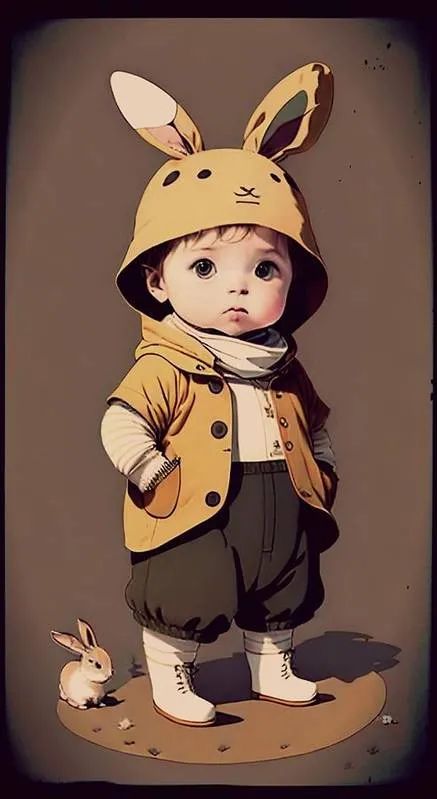 Little Rabbit - Art Print