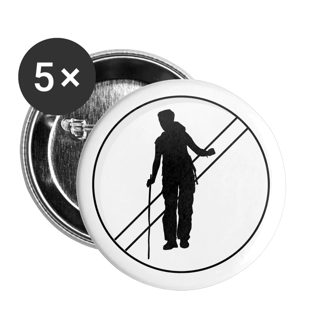 P HIKER Buttons small 1'' (5-pack)