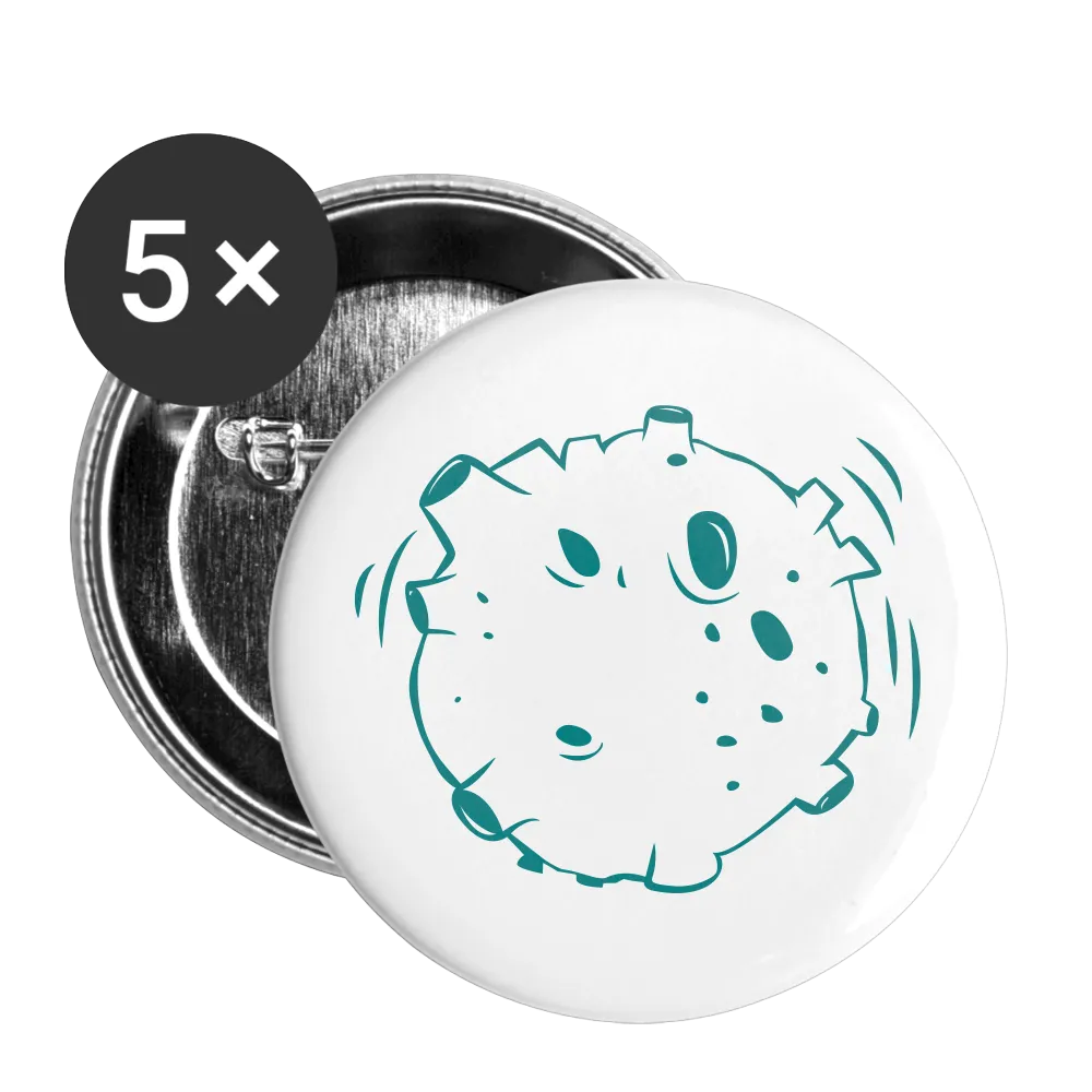 PASS Buttons small 1'' (5-pack)