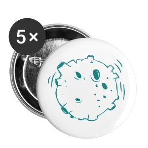 PASS Buttons small 1'' (5-pack)