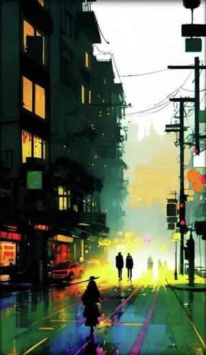 Pleasant Walk - Art Print