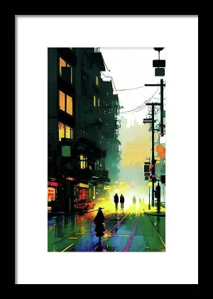 Pleasant Walk - Framed Print