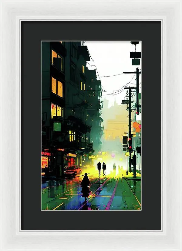 Pleasant Walk - Framed Print
