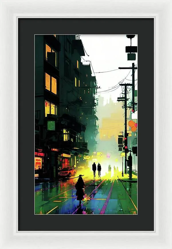 Pleasant Walk - Framed Print