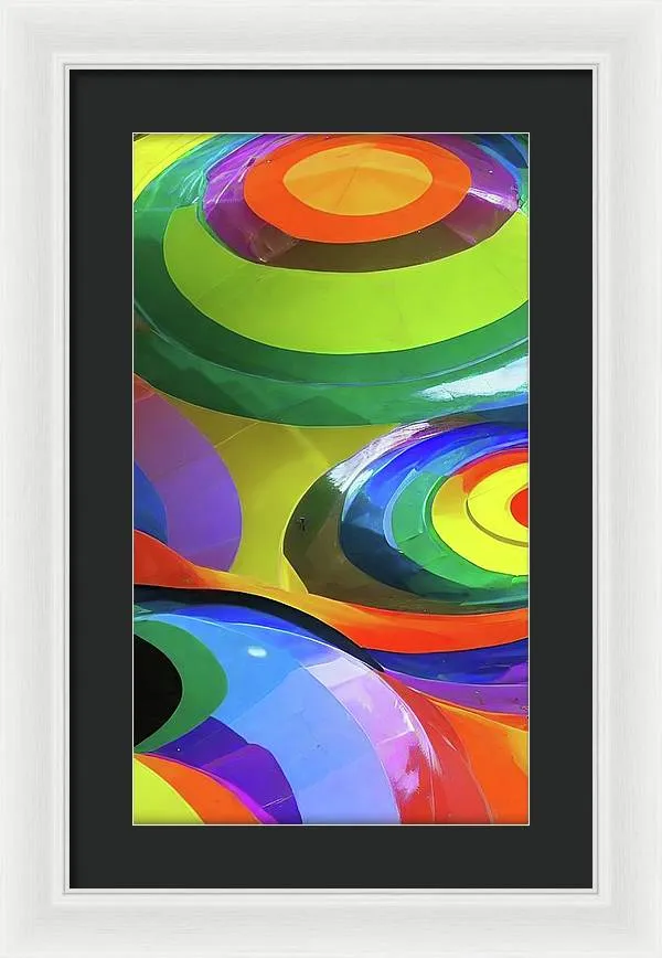 Round and Round - Framed Print