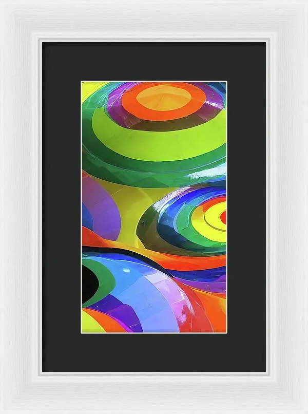 Round and Round - Framed Print