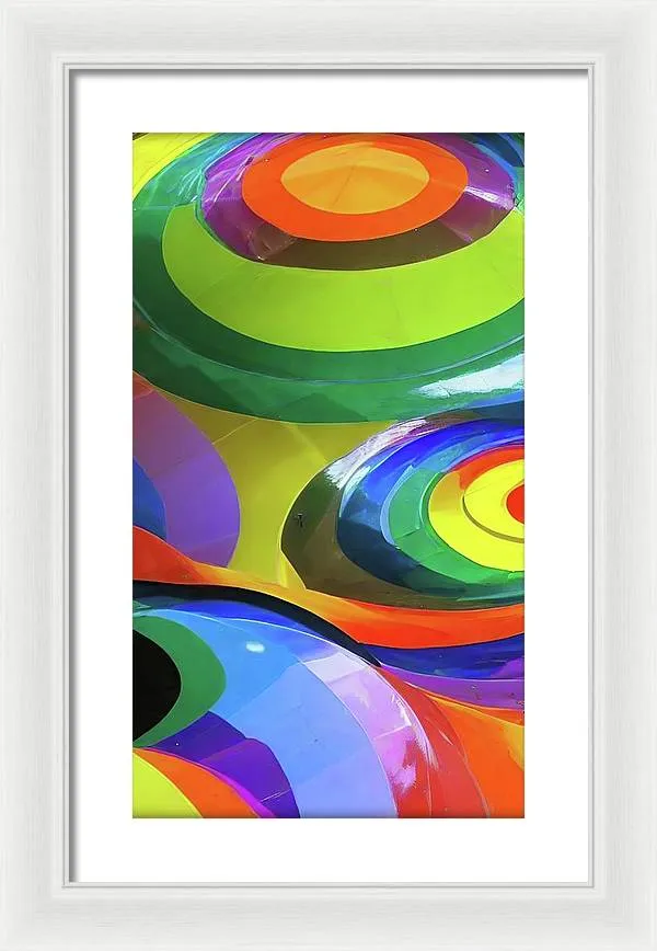 Round and Round - Framed Print
