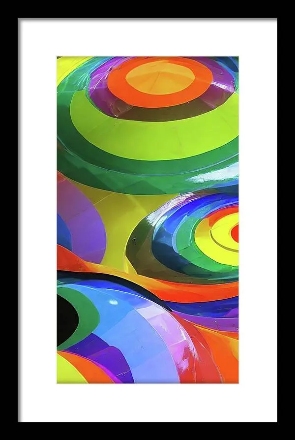 Round and Round - Framed Print