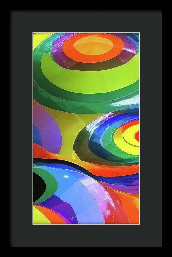Round and Round - Framed Print
