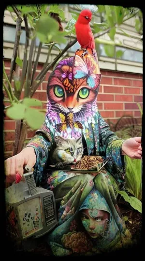 Soul Cat-Cher - Art Print