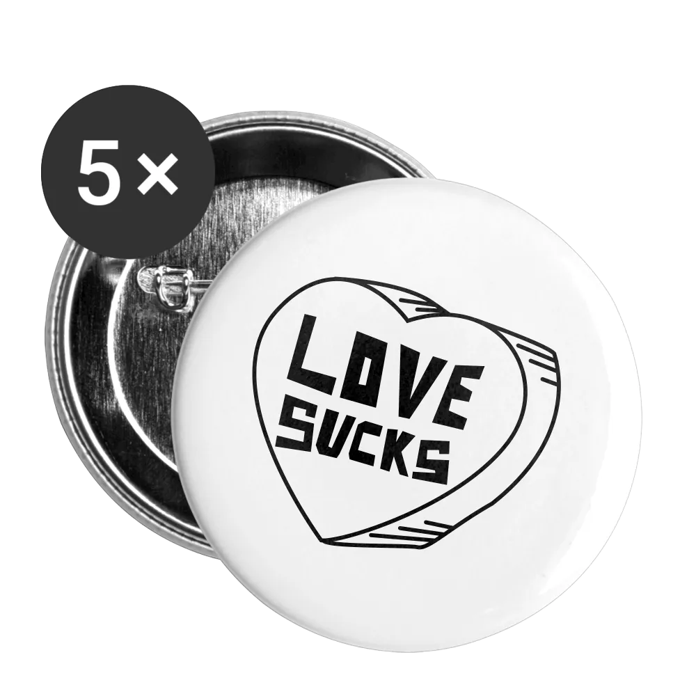 SUCKS Buttons small 1'' (5-pack)