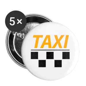 TAXI Buttons small 1'' (5-pack)