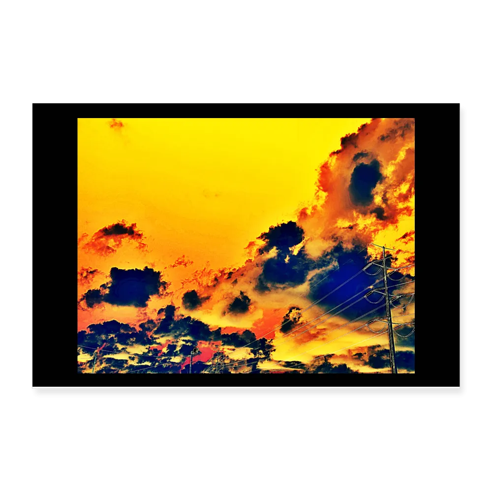 THE END Poster 12x8