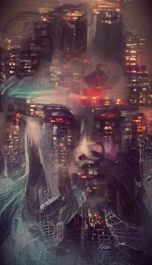 Town Shadow - Art Print