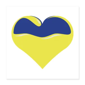 UKRAINE LOVE Poster 16x16