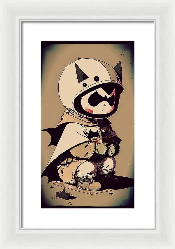 Young Bat - Framed Print