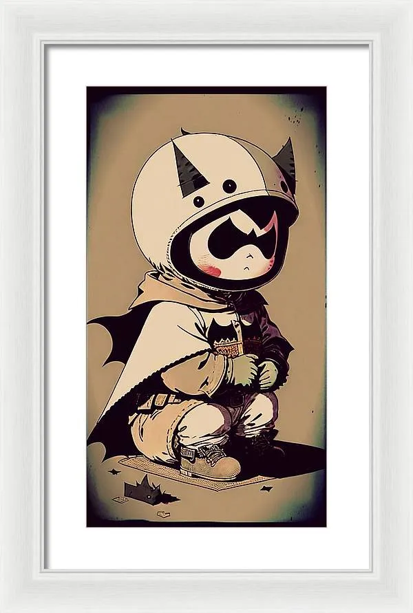 Young Bat - Framed Print