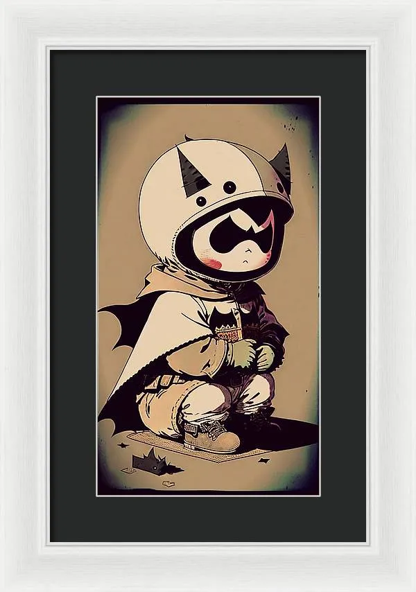 Young Bat - Framed Print