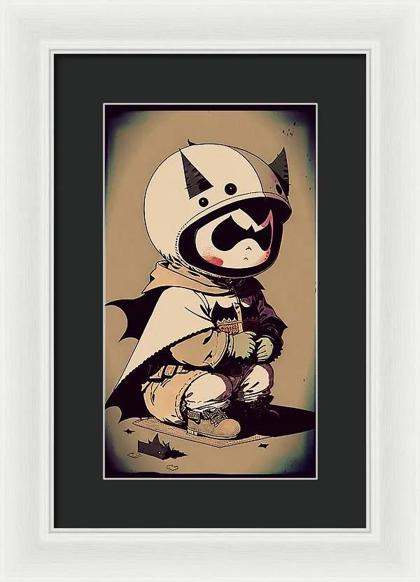 Young Bat - Framed Print