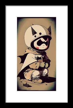 Young Bat - Framed Print