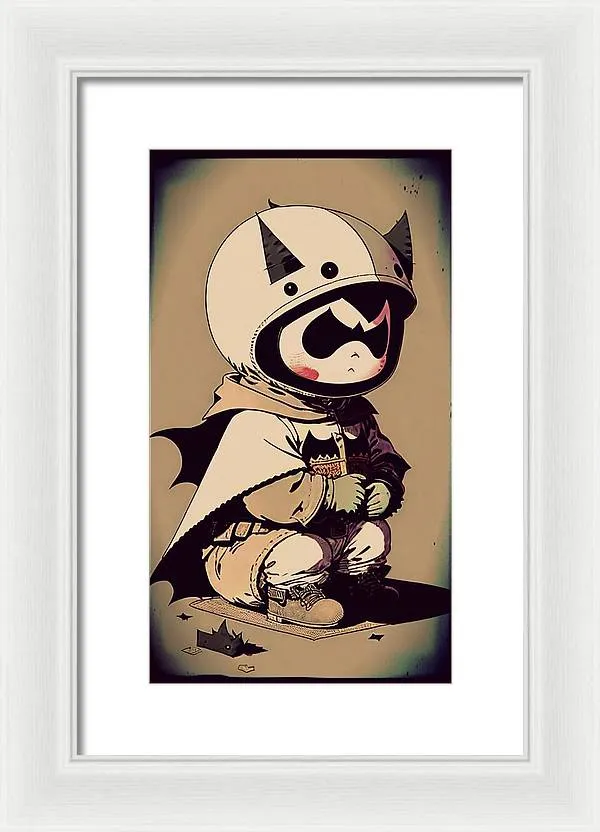 Young Bat - Framed Print