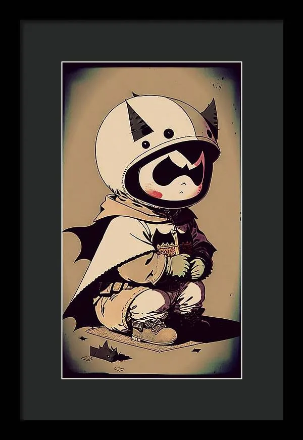 Young Bat - Framed Print