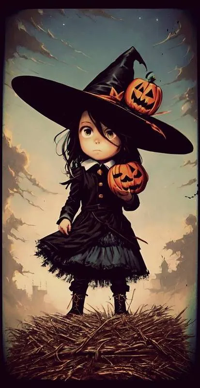 Young Halloween - Art Print
